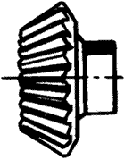 齒輪基本術語錐齒輪、準雙曲面齒輪及其齒輪副