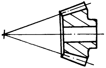 錐齒輪和準雙曲面齒輪術語點、曲線和曲面