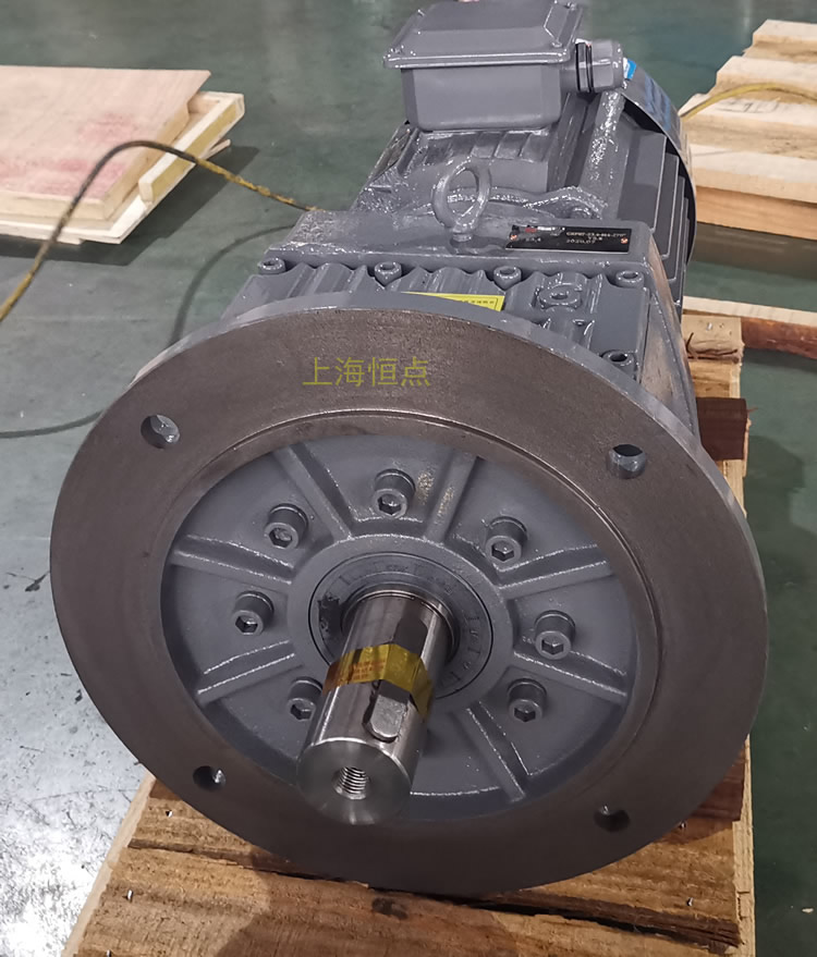 RF87減速機，立式安裝，輸入配電機，實物照片如下