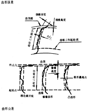 漸開線圓柱齒輪精度齒輪、齒輪副誤差及側隙的定義和代号
